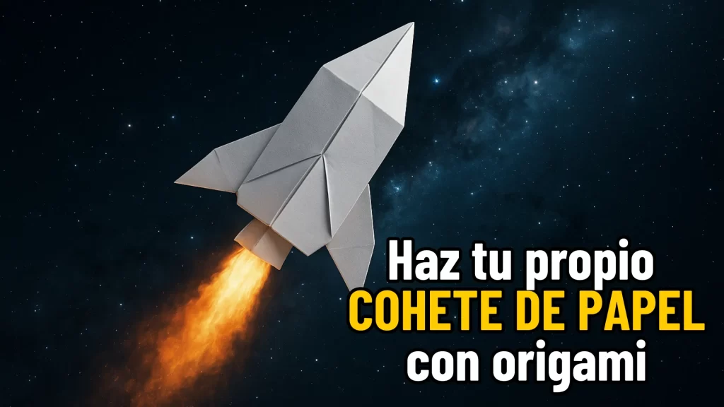 cohete de papel