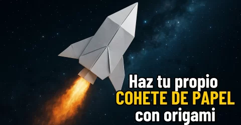 cohete de papel