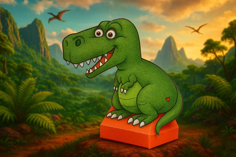 dinosaurio ilusion optica